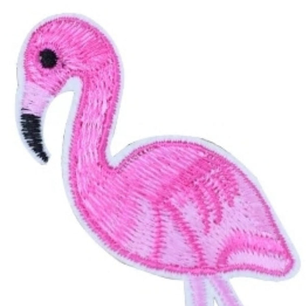 Pink Flamingo Iron-On Patch