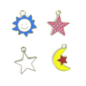 Sun Moon Stars Charms