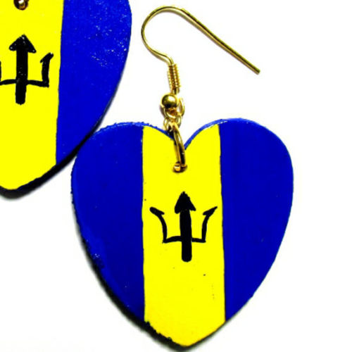 BARBADOS LOVE Multi-Color Fashion Jewelry Dangle Handmade Earrings