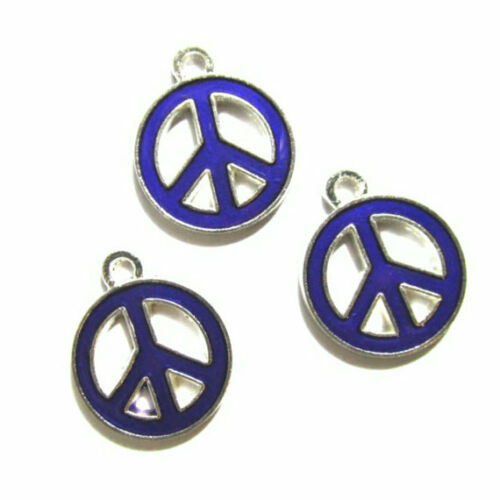 PEACE Symbol Assorted Lot Charms - Set of 12