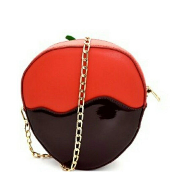 Chocolate Dipped Strawberry Cross Body Novelty Handbag